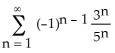 Which of the three series (i) (ii) (iii) is absolutely convergent?