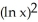 For what values of x does the series ln x + + + +... converge?
