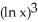 For what values of x does the series ln x + + + +... converge?
