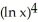 For what values of x does the series ln x + + + +... converge?