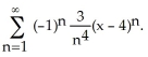 Find the centre, radius, and interval of convergence of the series