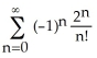 Find the sum of the series 1 -   +   -   +   -... =   .