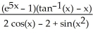 Use known Maclaurin series to evaluate .    