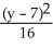 <strong>Find an equation of a hyperbola with vertices (3, 7) and (-3, 7) and = .</strong> A) - = 1 B) - = 1 C) - = 1 D) - = 1 E) - = 1