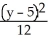 <strong>Find an equation of a hyperbola with vertices (-1, 3) and (-1, 7) and = 4.</strong> A) - = 1 B) - = 1 C) - = 1 D) - = 1 E) - = 1