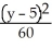 <strong>Find an equation of a hyperbola with vertices (-1, 3) and (-1, 7) and = 4.</strong> A) - = 1 B) - = 1 C) - = 1 D) - = 1 E) - = 1