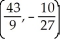 <strong>Where does the curve x = 2 - 5, y = + t have a tangent line that is perpendicular to the line ?</strong> A) and (-3, 2) B) and (3, -2) C) and (3, -2) D) and (-3, 2) E) and (-3, -2)