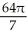  <strong>Find the area of the surface generated by rotating x = t - sin t, y = 1 - cos t where t    [0, 2  \pi ] about the x-axis.</strong> A)   square units B)   square units C)   square units D)   square units E) 64  \pi  square units <div style=padding-top: 35px>  