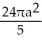 <strong>Find the area of the surface generated by rotating the astroid x = a t, y = a t about .</strong> A) square units B) square units C) square units D) square units E) square units