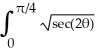  Show that the total arc length of the lemniscate   = cos(2 \theta ) is 4   d \theta . 