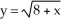 <strong>Find the volume of the solid obtained by rotating about the x-axis the region lying under the curve above the x-axis and to the left of the y-axis.</strong> A) 32 \pi cubic units B) 16 \pi cubic units C) 64 \pi cubic units D) 4 \pi cubic units E) 25 \pi cubic units