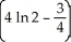 <strong>The region R is bounded by y = ln x, y = 0, x = 1, and x = 2. Find the volume of the solid obtained by revolving R about the y-axis.</strong> A) \pi cubic units B) cubic units C) \pi cubic units D) \pi cubic units E) \pi cubic units