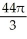 <strong>Find the volume of the solid obtained by rotating the region inside the circle x<sup>2</sup> + y<sup>2</sup> = 6 and above the parabola y = x<sup>2</sup> about the y-axis.</strong> A) 8 \pi - cubic units B) 4 \pi - cubic units C) 4 \pi - cubic units D) 8 \pi - cubic units E) 2 \pi - cubic units