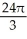 <strong>Find the volume of the solid obtained by rotating the region inside the circle x<sup>2</sup> + y<sup>2</sup> = 6 and above the parabola y = x<sup>2</sup> about the y-axis.</strong> A) 8 \pi - cubic units B) 4 \pi - cubic units C) 4 \pi - cubic units D) 8 \pi - cubic units E) 2 \pi - cubic units