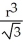 <strong>A notch is cut out of a vertical cylindrical log of radius r cm by two planar saw cuts that meet along a horizontal line passing through the centre of the log. If the saw cuts make angles ± 30º with the horizontal (so that the angle of the notch is 60º), find the volume of wood cut out of the log in making the notch.</strong> A) cm <sup>3</sup> B) cm<sup>3</sup> C) cm<sup>3</sup> D) cm<sup>3</sup> E) cm<sup>3</sup>