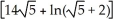 <strong>Find the area of the surface obtained by rotating the curve y = , -1 \le x \le 1, about the x-axis.</strong> A) square units B) square units C) square units D) square units E) square units
