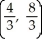 <strong>Find the centroid of the region in the first quadrant bounded by the lines y = 5x, y = x, and x = 4.</strong> A) B) C) D) E)