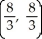 <strong>Find the centroid of the region in the first quadrant bounded by the lines y = 5x, y = x, and x = 4.</strong> A) B) C) D) E)