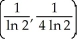<strong>Find the centroid of the planar region bounded by y = , y = 0, x = 1, and x = 2.</strong> A) B) C) D) E)