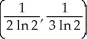 <strong>Find the centroid of the planar region bounded by y = , y = 0, x = 1, and x = 2.</strong> A) B) C) D) E)