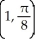 <strong>Find the coordinates of the centroid of the region enclosed by y = sin(x) and the x-axis from x = 0 to .</strong> A) B) C) D) E)