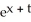 Find the solution of the initial-value problem = , x(0) = a.