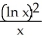 <strong>Integrate dx.</strong> A) - - + + C B) - - + C C) - + - + C D) - - - + C E) + - + C