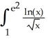 <strong>Evaluate dx.</strong> A) 8 + 4 B) 4 C) 8 -5 D) -4 E) 3