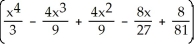 <strong>Find a reduction formula for I<sub>n</sub> = and use it to evaluate I<sub>4 </sub> = . dx</strong> A) = - , = + C B) = + , = + C C) = - n , = + C D) = + n , = + C E) = + , = + C