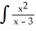 <strong>Evaluate the integral dx.</strong> A) + 3x - 9ln + C B) + 3x + 9ln + C C) - 3x + 9ln + C D) + 3x + 9ln + C E) + 3x + 3ln + C