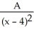 <strong>The correct form of the partial fraction decomposition for the function is given by</strong> A) + B) + + C) + D) + E) + +