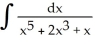 <strong>Evaluate .</strong> A) ln - ln + + C B) - ln + ln + + C C) - ln - ln + + C D) ln + ln + + C E) ln + ln + + C