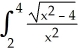 <strong>Evaluate dx.</strong> A) - + ln B) + ln C) - + ln D) + ln E) - - ln