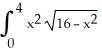 <strong>Evaluate dx.</strong> A) 16 \pi B) 8 \pi C) D) 16 \pi - 8 E) 12 \pi