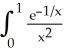 <strong>Evaluate the improper integral dx or show it to diverges (to \infty or \infty ).</strong> A) converges to 1 - B) diverges to \infty C) converged to - 1 D) diverges to - \infty E) converges to