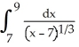 <strong>Evaluate the integral .</strong> A) 3 B) C) D) E) diverges to \infty