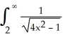 <strong>Which of the following is not an improper integral?</strong> A) dx B) dx C) dx D) dx E) dx