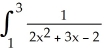 <strong>Which of the following is not an improper integral?</strong> A) dx B) dx C) dx D) dx E) dx