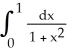 Find the Trapezoid Rule approximation   for I =   based on dividing [0, 1] into 5 equal subintervals. Quote your answer to 4 decimal places. Calculate the exact value of I and so determine the error in the approximation.