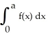 If f(x) is an even function integrable on the closed interval [0 , 2a] , a > 0 , then   =2   .