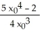 <strong>Newton's Method with initial approximation x<sub>0</sub> is used to approximate a real root of the equation x<sup>4</sup> - 2 = 0. The value of Newton's Method iteration x<sub>1</sub> is equal to</strong> A) B) C) D) E) ±