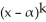 <strong>Let P(x) be a polynomial in x, let k be a positive integer, and let be a number such that is a factor of (x) but is not a factor of (x). For what values of k is it possible that P(x) has a local maximum or minimum value at x = ?</strong> A) even values of k B) k = 1 only C) k = 2 only D) odd values of k E) k = 0 only