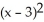 <strong>Find the inverse of the following function: f(x) = , if x \ge 3.</strong> A) (x) = 3 + B) (x) = 3 - C) (x) = 2 + D) (x) = 1 + E) (x) =