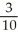 <strong>Evaluate the expression exp(ln3 - ln10).</strong> A) B) C) - D) 30 E)