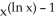 <strong>Find if y = .</strong> A) (ln x) B) 2 (ln x) C) 2 (ln x) D) 2 (ln x) E) (ln x)