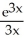<strong>Differentiate the function y = ln(3x).</strong> A) 3 ln(3x) + B) 3 ln(3x) - C) 3 ln(3x) + D) ln(3x) + E) none of the above
