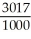 <strong>Express the given repeating decimal as a rational number.3.01 </strong> A) B) C) D) 3 E) 3