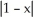 <strong>Solve the equation = 2 - x.</strong> A) B) C) 1 D) -1 E)