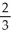 <strong>Find the y-intercept of the line 2x + 3y = 5.</strong> A) B) C) D) E) -