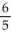 <strong>Find the slope of the line 6x - 5y = 5.</strong> A) B) - C) D) - E) 1